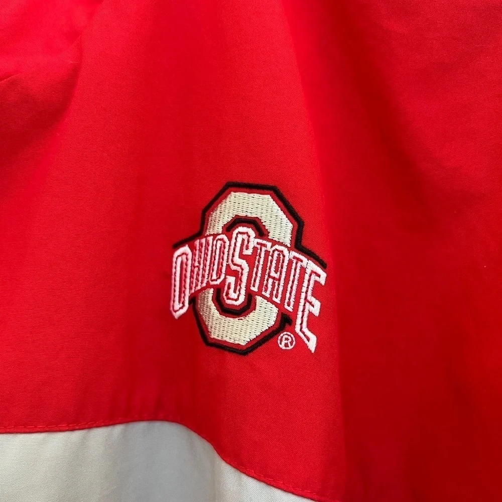 Nike Ohio State Buckeyes Red Windbreaker Jacket Size XL